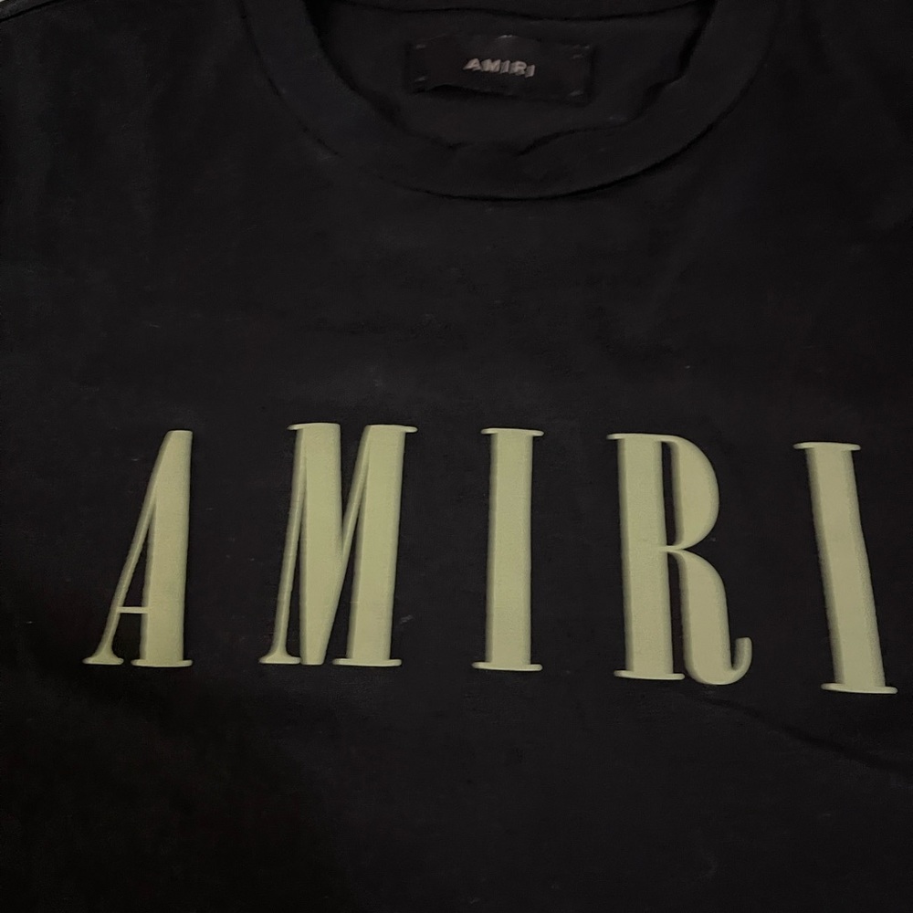 Amiri Black Tee XL